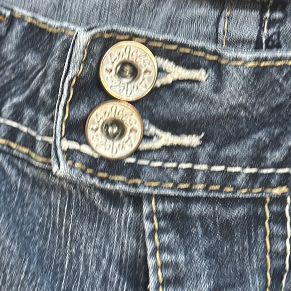 Angles Y2K vintage solid jeans size 13 double buttoned - Picture 9 of 10